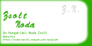 zsolt noda business card